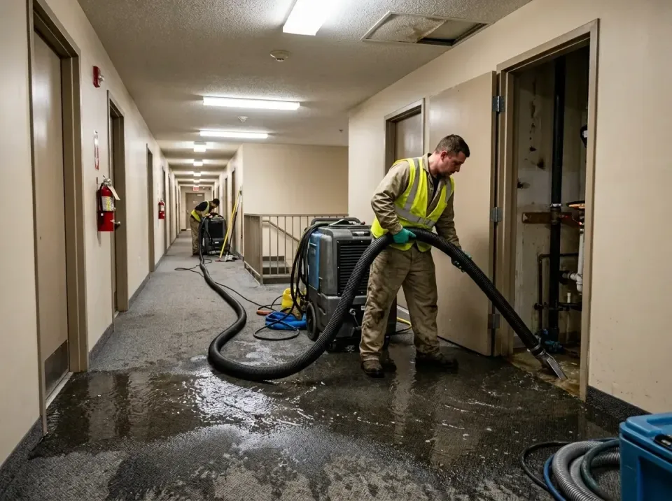 multi-unit-apartment-hallway-f-005 — frequently asked questions, Emergency Burst Pipe Water Extraction & Removal in Hurlburt…